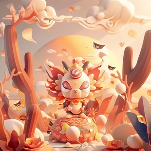 龙年ip插画