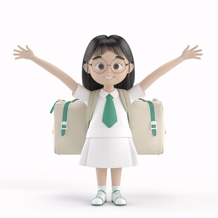 开学人物小学生