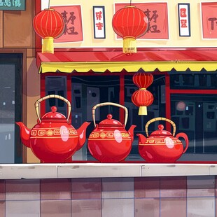 炒货店插画