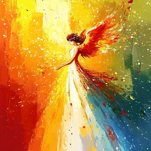 孔雀舞创意孔雀舞女孩