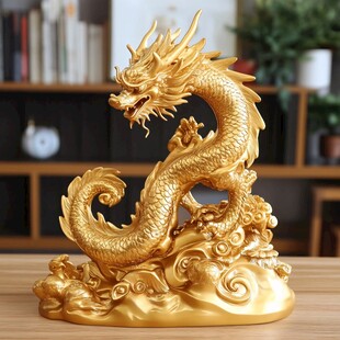 黄金龙摆件