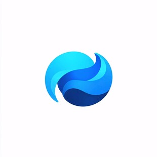 供水标志浪花logo