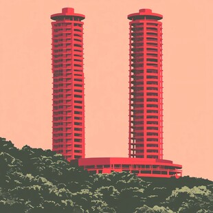 插画楼房