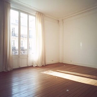 阳光照射的房间