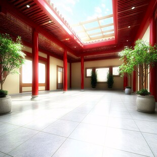 四合院3dsmax