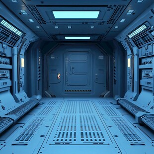 宇宙飞船内部