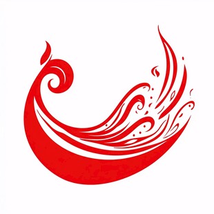 水花标志浪花logo