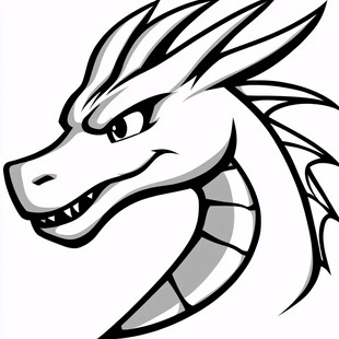 漫画龙手绘龙鼠绘龙