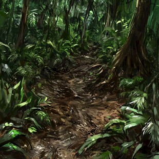 雨林插画