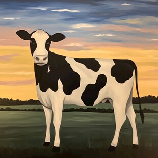 奶牛装饰画