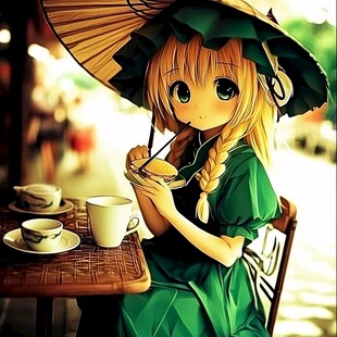 抹茶与少女