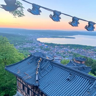 茅山夕照