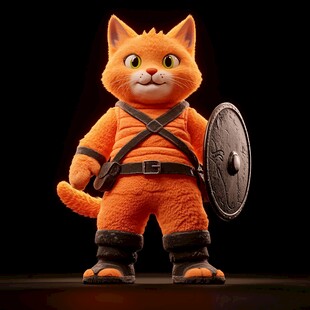 猫大侠卡通猫咪