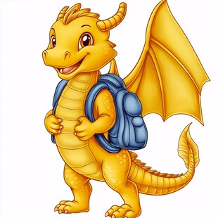 手提礼品卡通龙