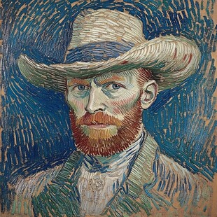没有耳朵的梵高自画像