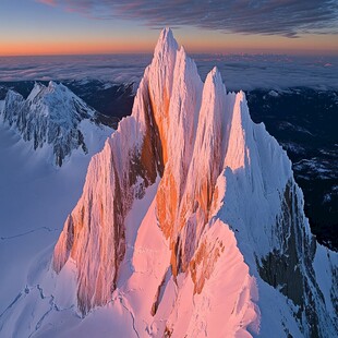 雪山高清全景图