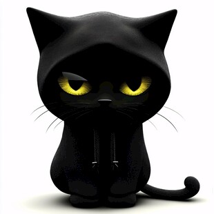 黑猫素材