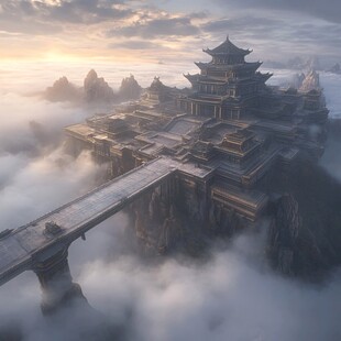 古风仙境天上宫阙