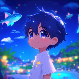 q版水族男孩