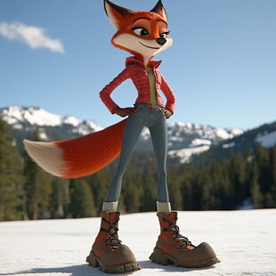 3d小狐狸