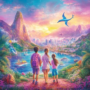 电影插画原画海报