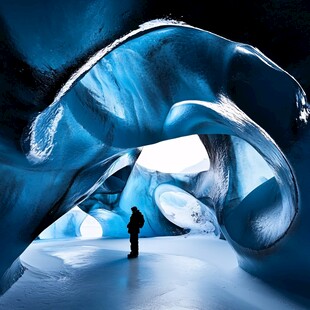 冰川冰隧道