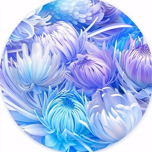 渐变宫廷花