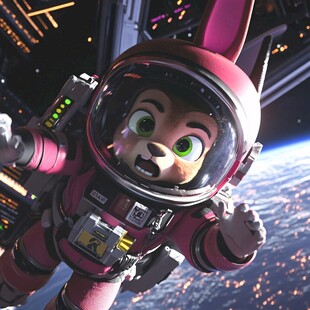 宇航员兔子