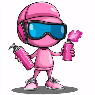 高科技卡通形象设计