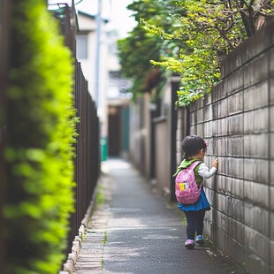 放学回家的孩子