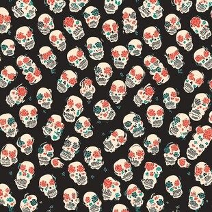 骷髅底纹