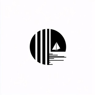 月亮船logo