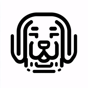 动物线条logo