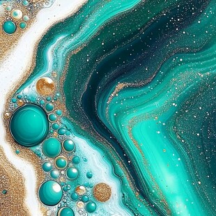 海洋流体画宇宙