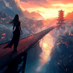 奈何桥插画