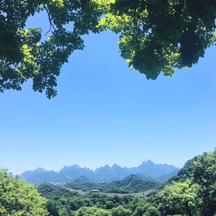 夏天的八达岭