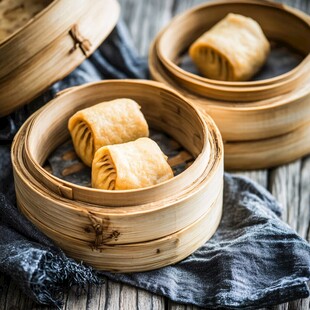 烧麦点心虾饺小吃蒸饺