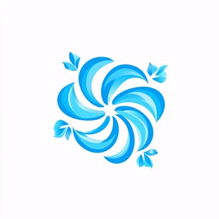 供水标志浪花logo