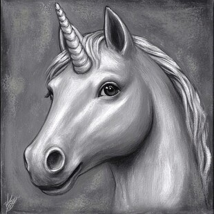 独角兽装饰画
