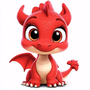 q版龙卡通龙造型