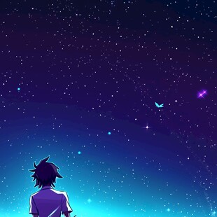 星空下的少年