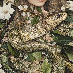 苏花蛇菰包装插画