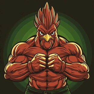 健美健身健身人物