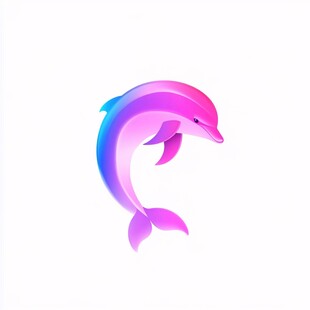 海豚设计logo