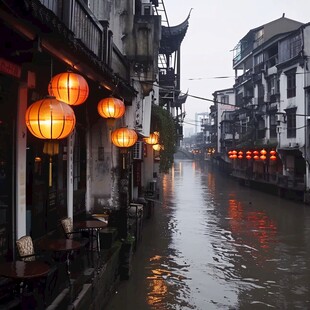 雨后山塘街