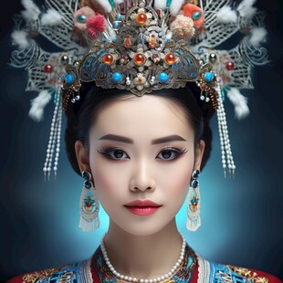 珍珠凤冠