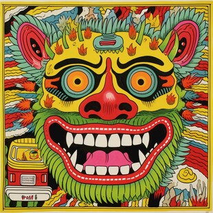 醒狮系列插画