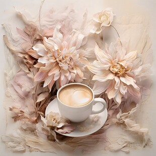 3d立体花装饰画