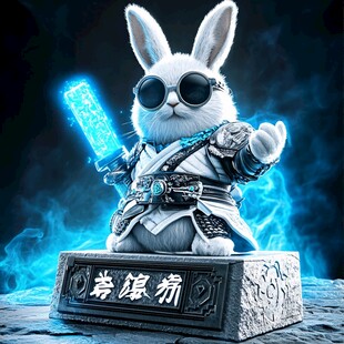 酷帅霸气兔形象