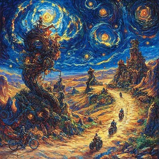 科幻油画油彩
